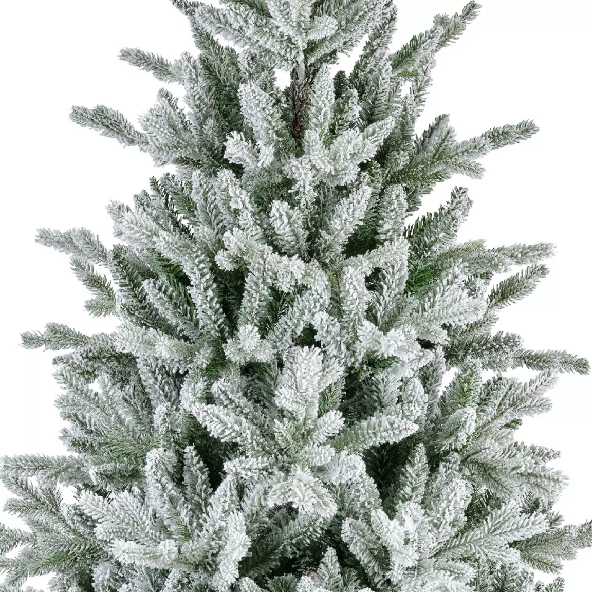 Sapin artificiel de Noël Allix H150 cm Vert enneigé