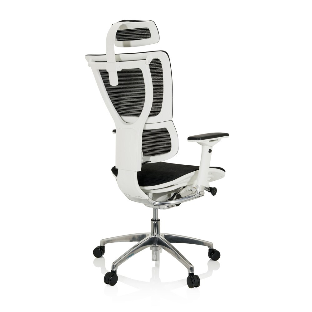 Luxus Chefsessel ERGOHUMAN SLIM Netzstoff mit Armlehnen (höhenverstellbar) hjh OFFICE