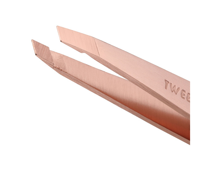 Tweezerman Rose Gold Slant Tweezer Schräge Pinzette Rose Gold