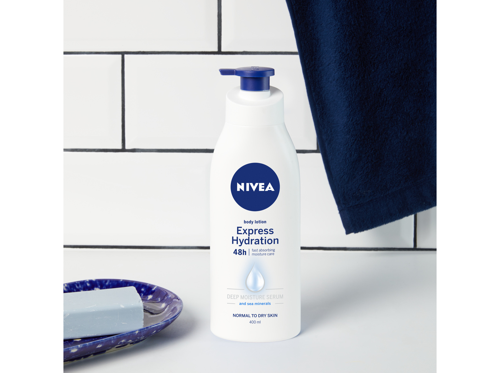 LOÇÃO CORPORAL BODY LOTION EXPRESS NIVEA 400 ML