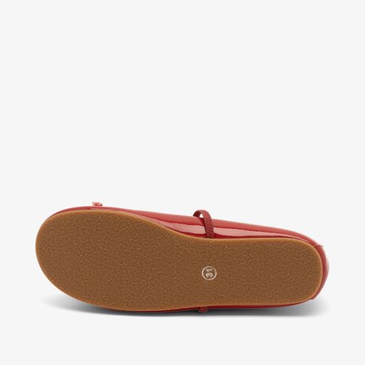 bisgaard Palma Ballerinasko, Red Patent, 25