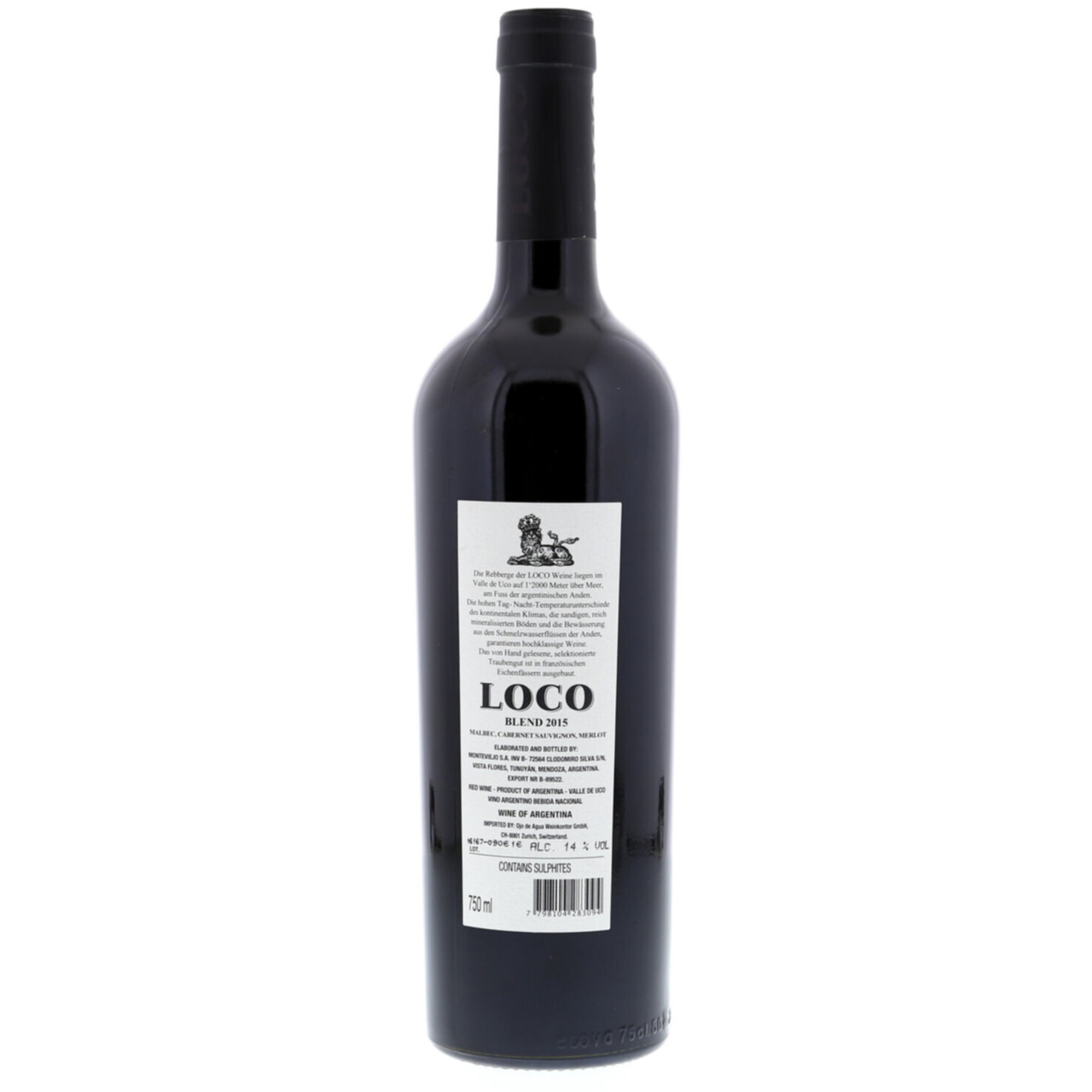Red Blend Mendoza Argentina Loco Selection Dieter Meier -75cl