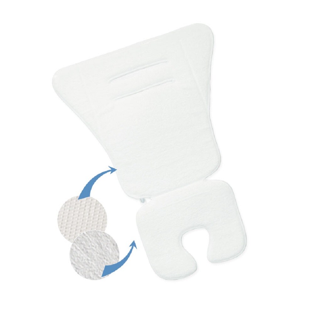 Lorelli Baby Universal Kindereinlage Duo Komfort, Sitzauflage, wasserabweisend weiß