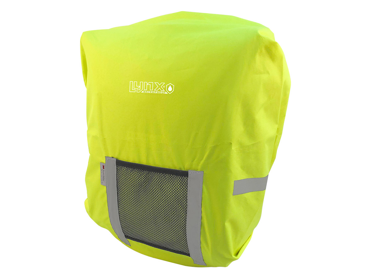 Lynx regenhoes voor fietstas en rugzak