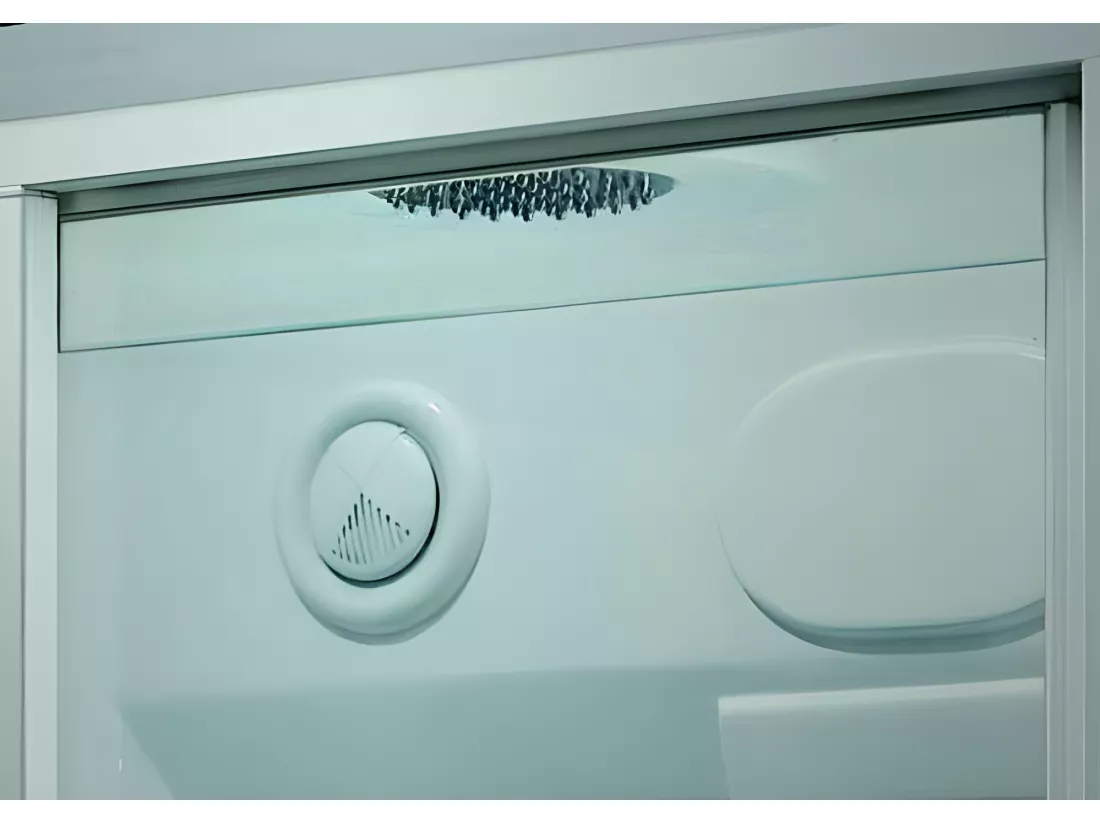 Cabine de douche intégrale - Hammam ARTHEMIS en acrylique renforcé avec 12 jets de massage et pluie tropicale
