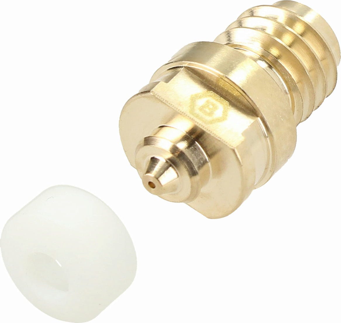 BROZZL  Düse Messing für Zortrax Plus Serie, 0,4 mm    Die Allround Düse für die Zortrax Plus-Serie aus Messing inkl. Düsenkappe