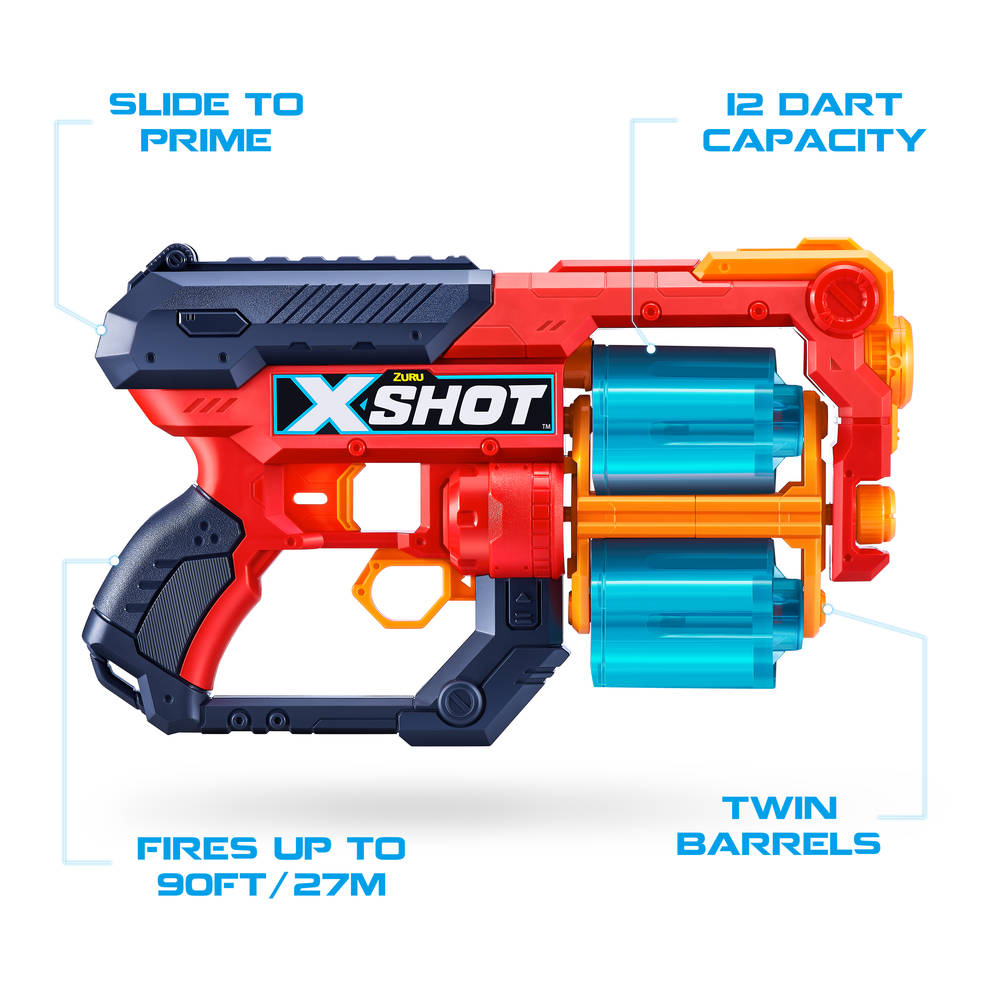 XSHOT Excel Red Xcess blaster 2-pack