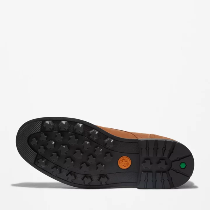 Bota Chukka impermeável Alden Brook para homem, cor castanho claro.