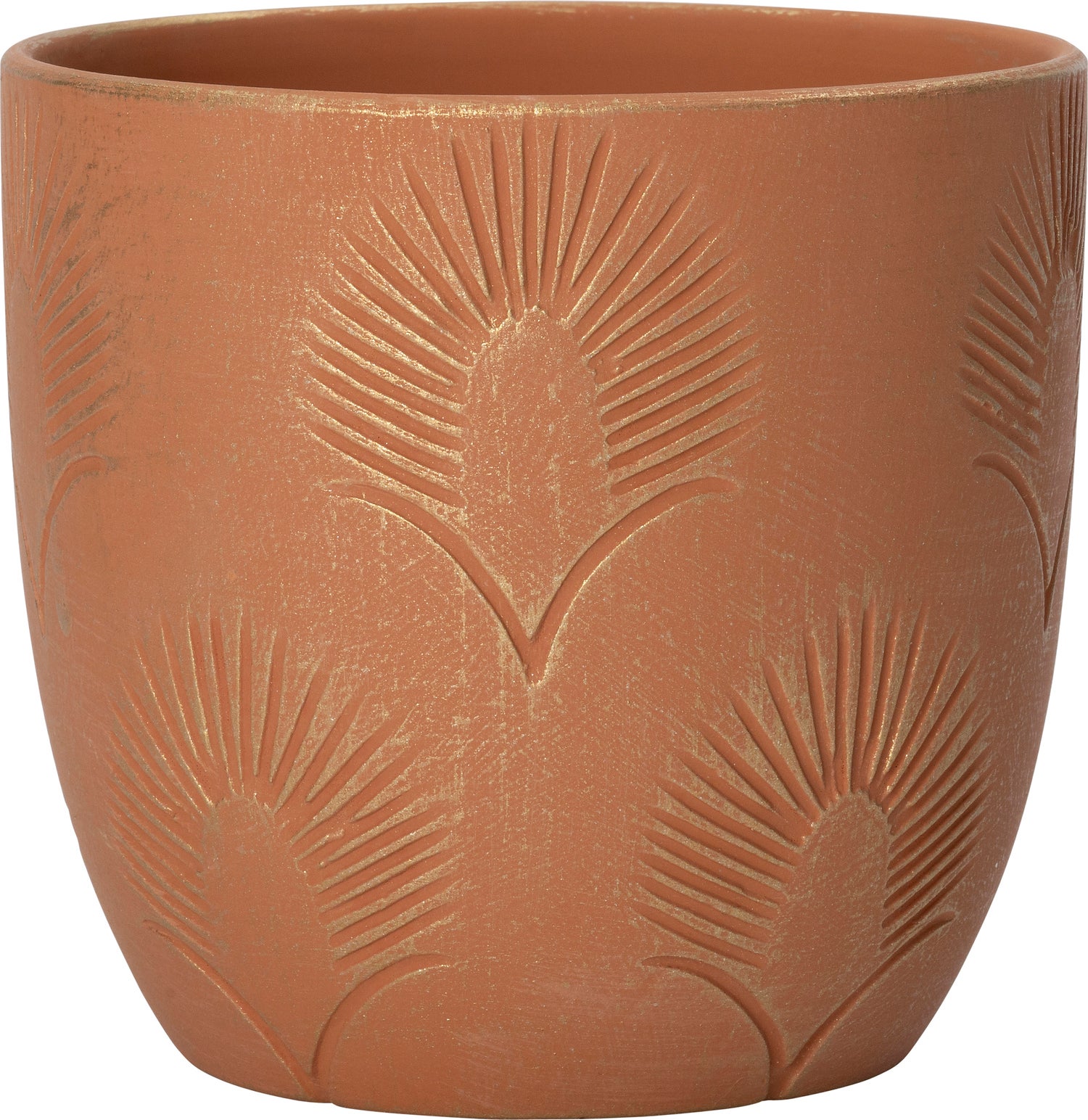 Intratuin bloempot Surya terracotta D 13,5 H 12,5 cm