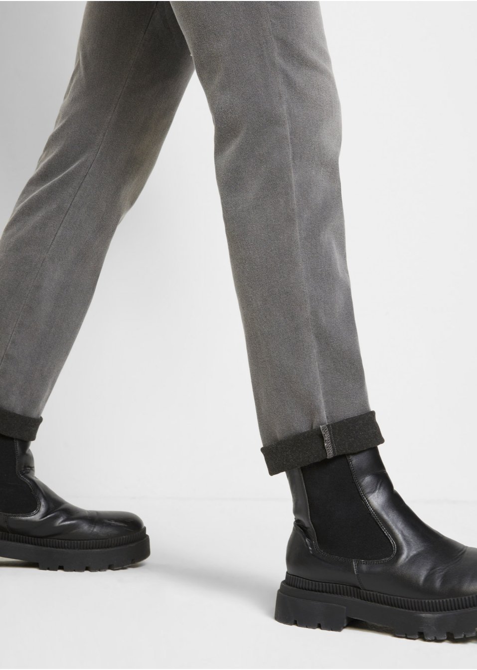 Jean thermo avec effet push-up et taille confortable, Straight