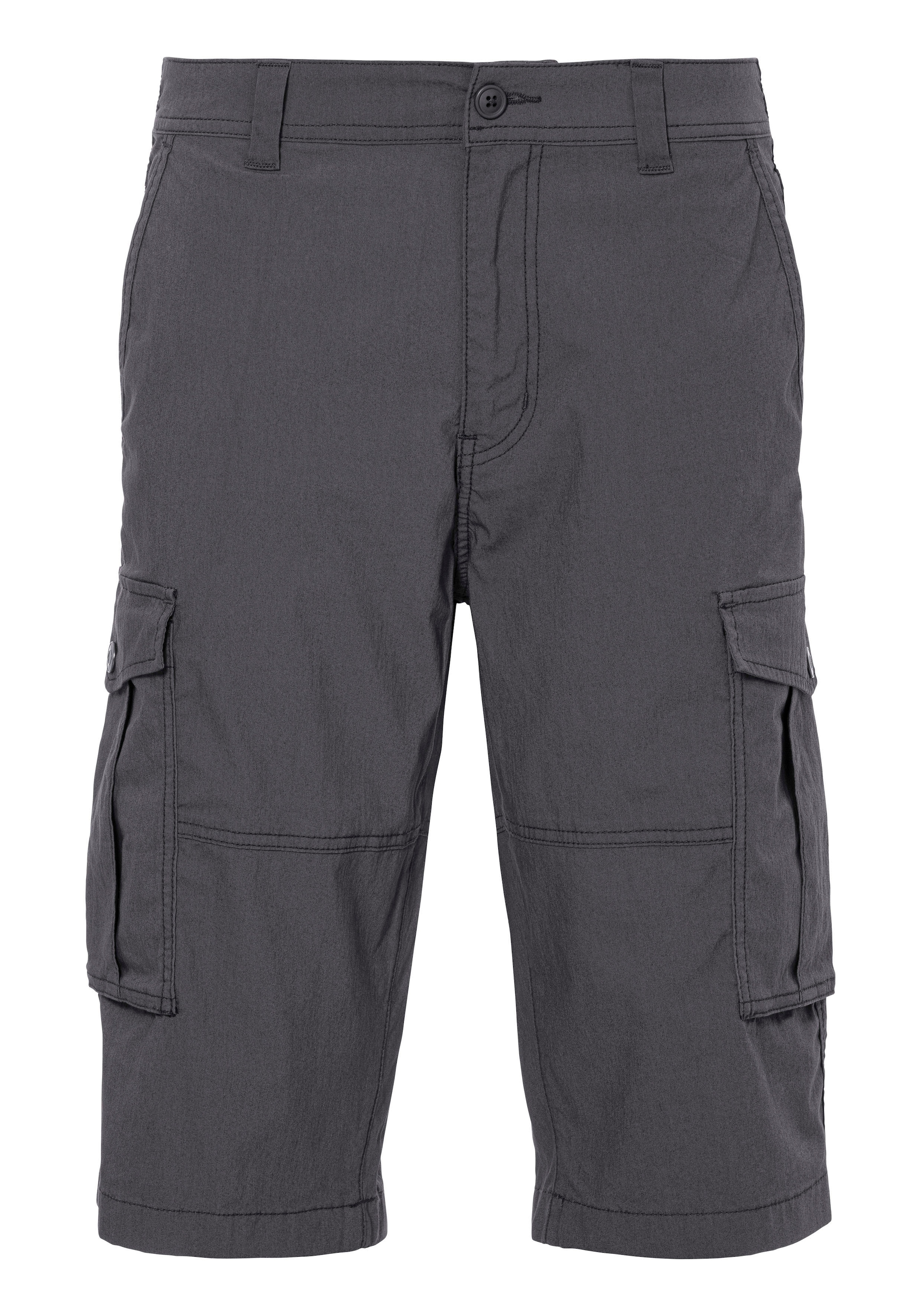 John Devin Cargobermudas »aus elastischer Baumwollmischung«  mit Seitentaschen, 3/4 Shorts