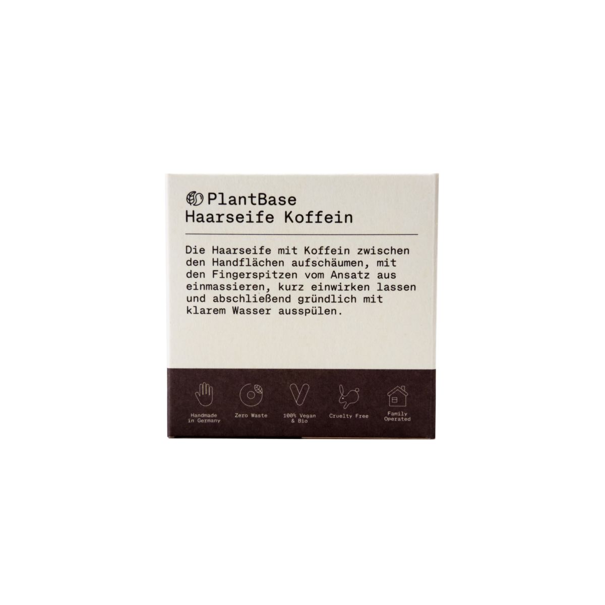 PlantBase Haarseife Koffein