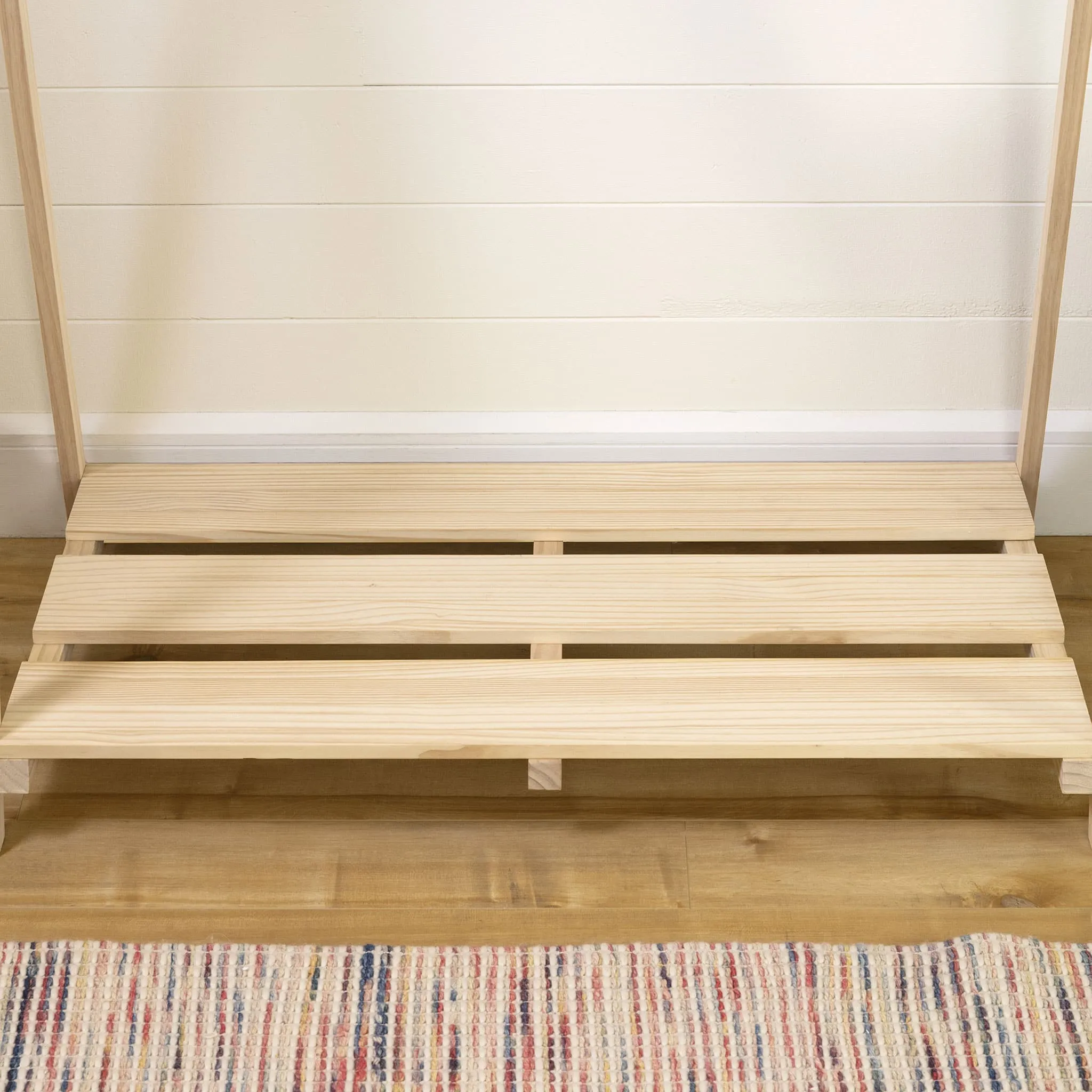 South Shore Garde-robe Ouverte Scandinave pour Enfants Sweedi - Pin Naturel