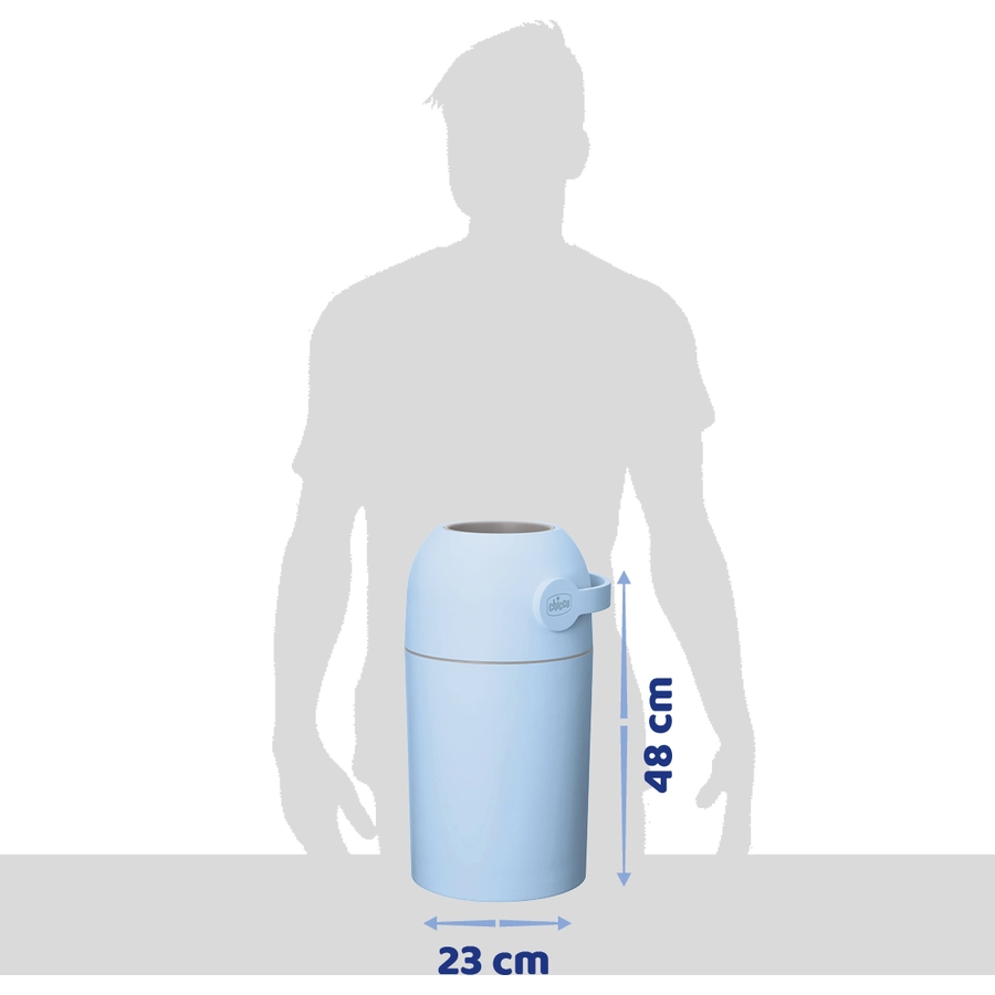 chicco Windeleimer Odour Off blau
