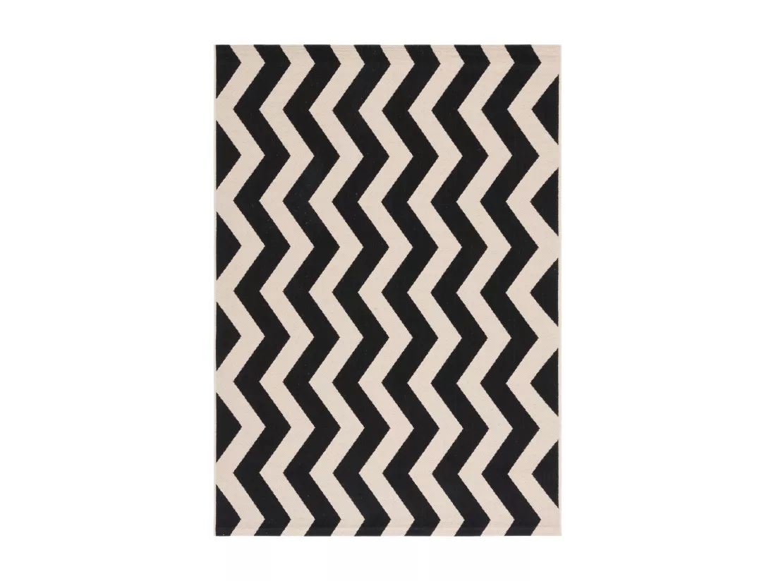 Tapis Black & Beige 160 X 231 cm - Amalfi