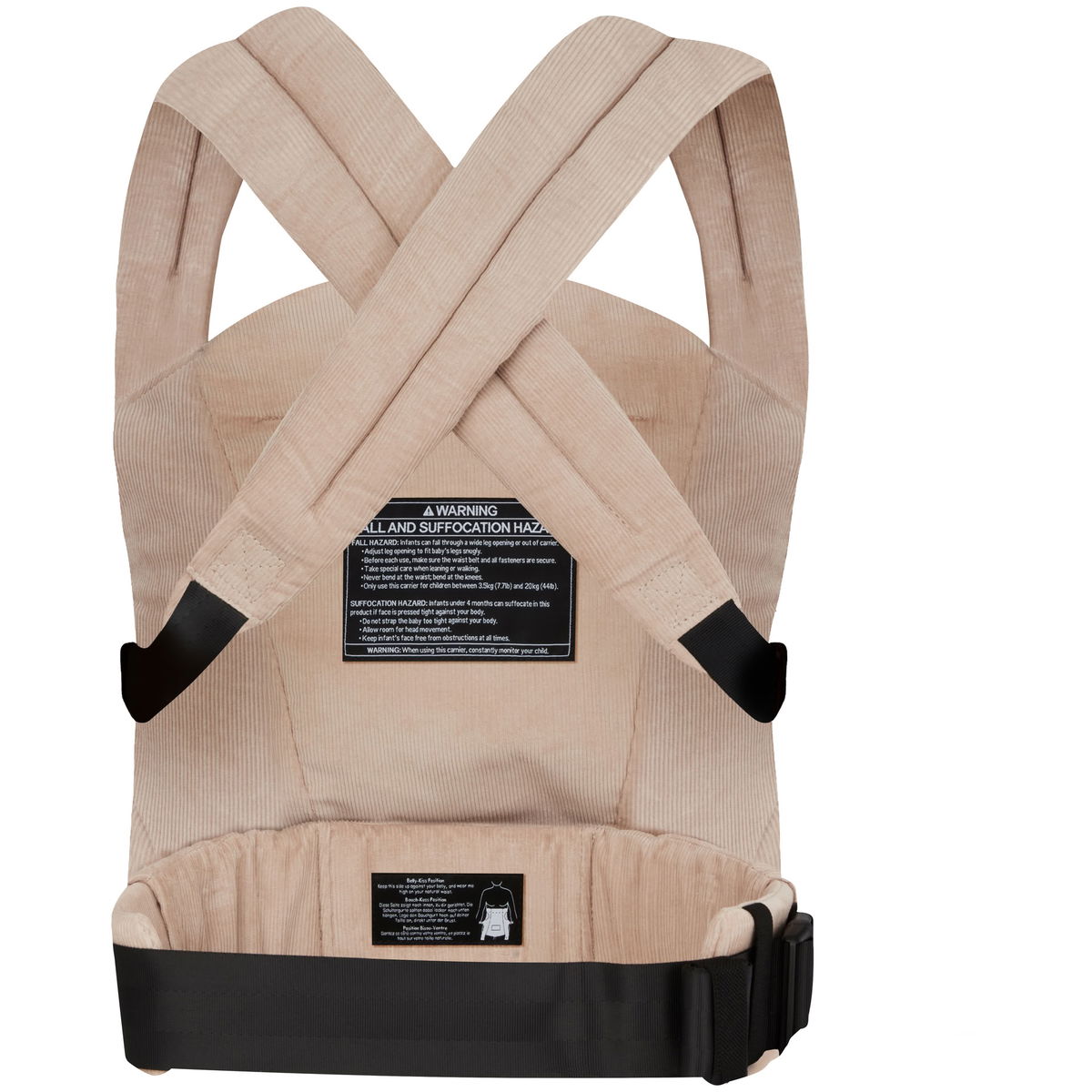 RookieRookie   Premium Elite Cord Babytrage stone