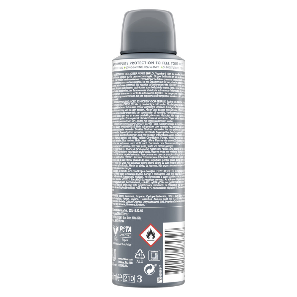 6x Dove Deodorant Men+ Care Extra Fresh150 ml