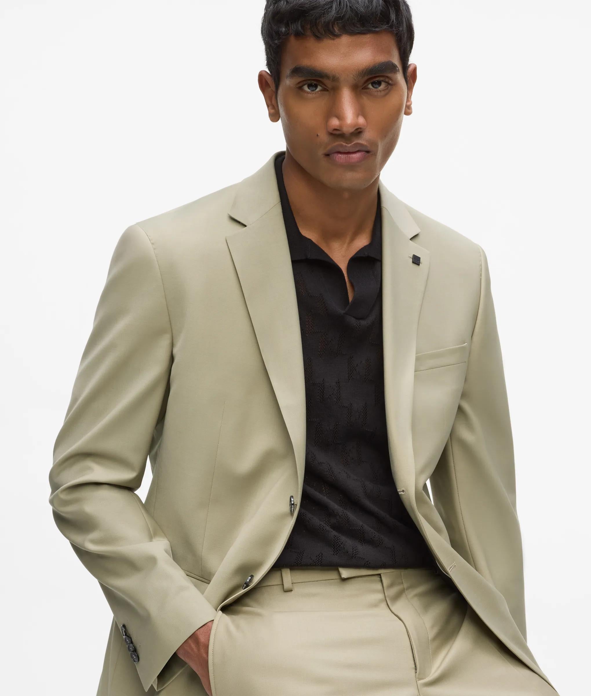 Blazer met slim-fit pasvorm