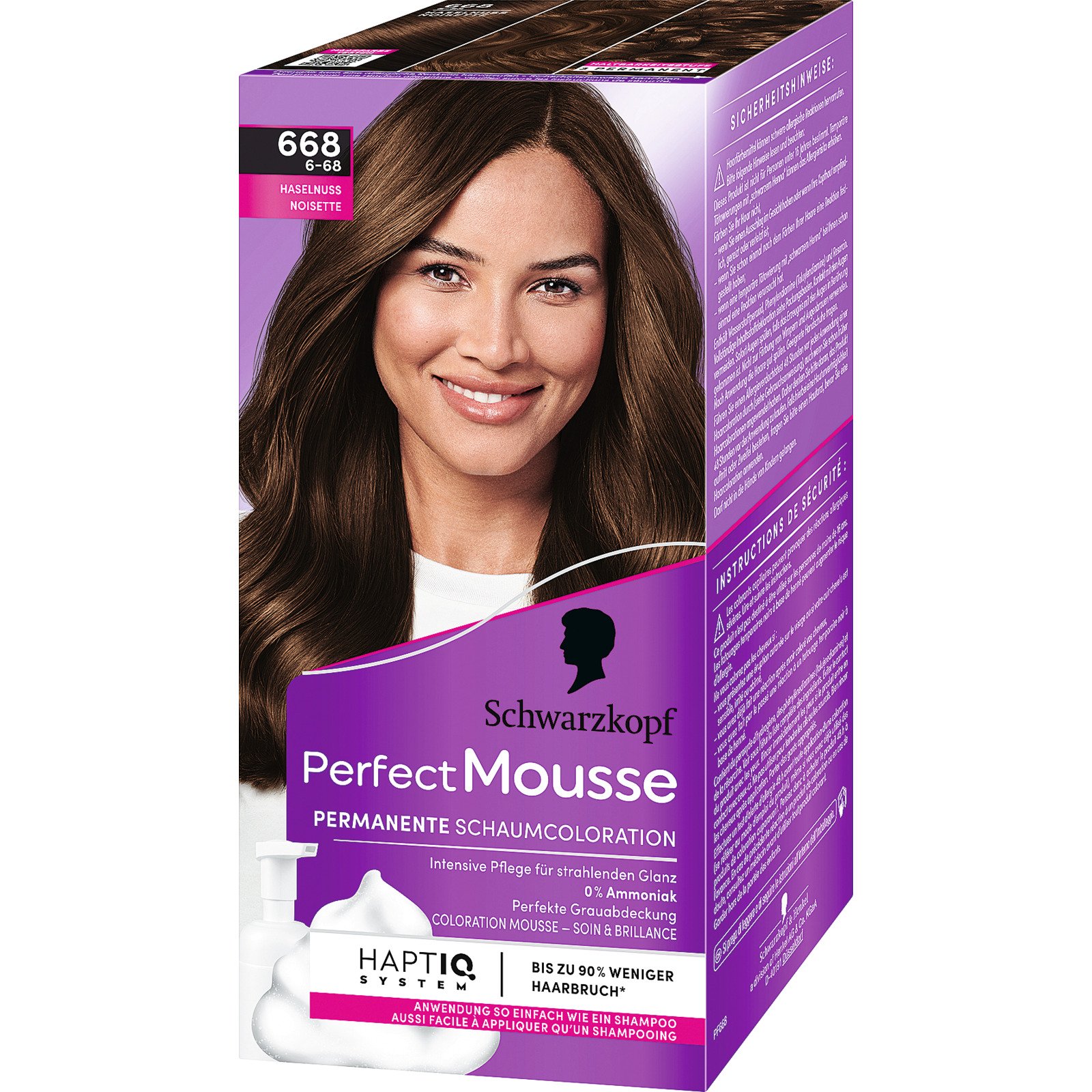 Schwarzkopf Perfect Mousse Haselnuss 668