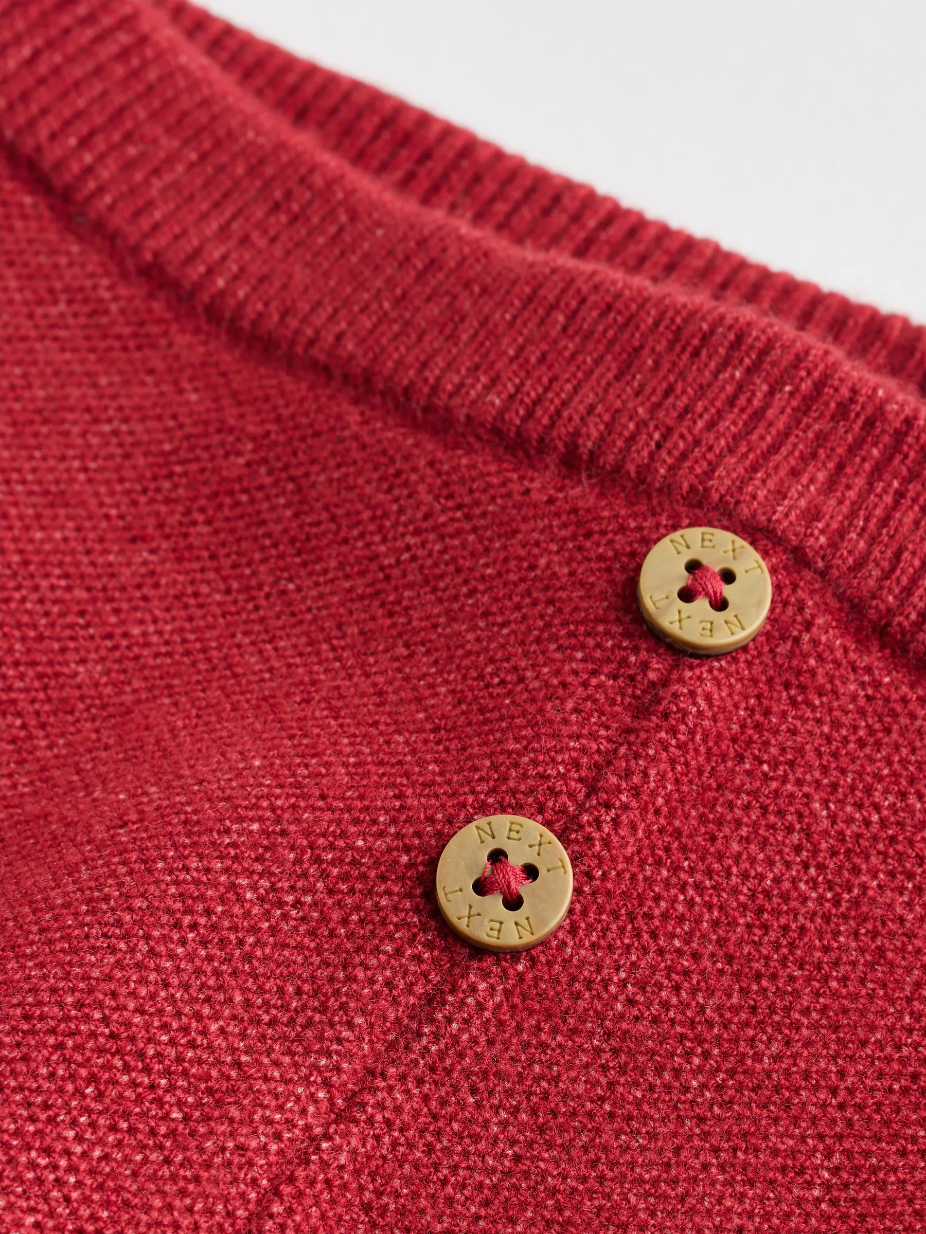 Rood - Babyset met gebreide trui en legging (0mnd-2jr)