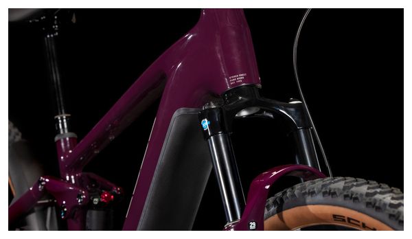 VTT Électrique Tout-Suspendu Cube Stereo Hybrid One22 Pro 800 Shimano Cues 10V 800 Wh 29'' Rouge Amarone 2025