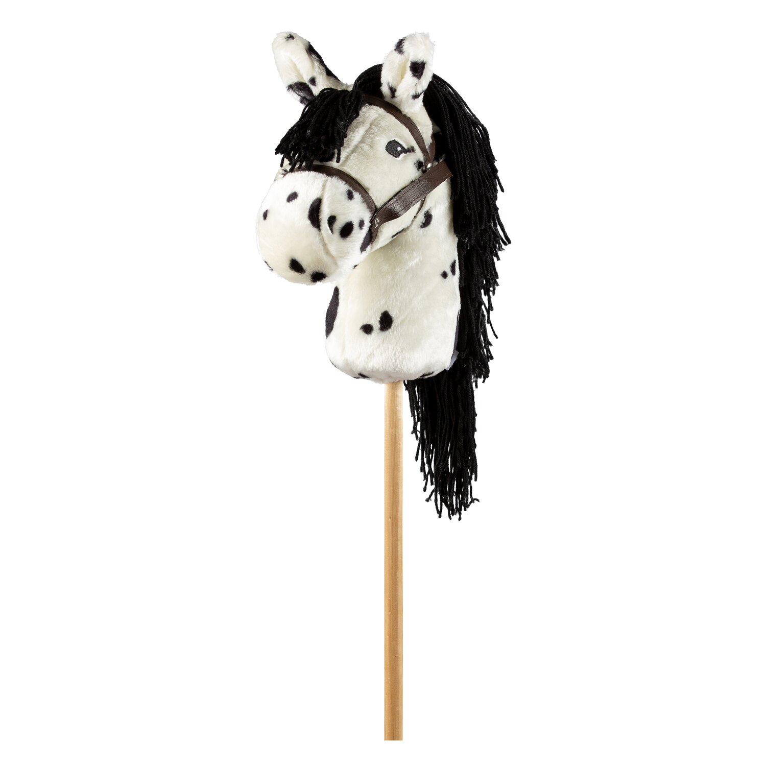 ASTRUP Steckenpferd Hobby Horse  - white spotted