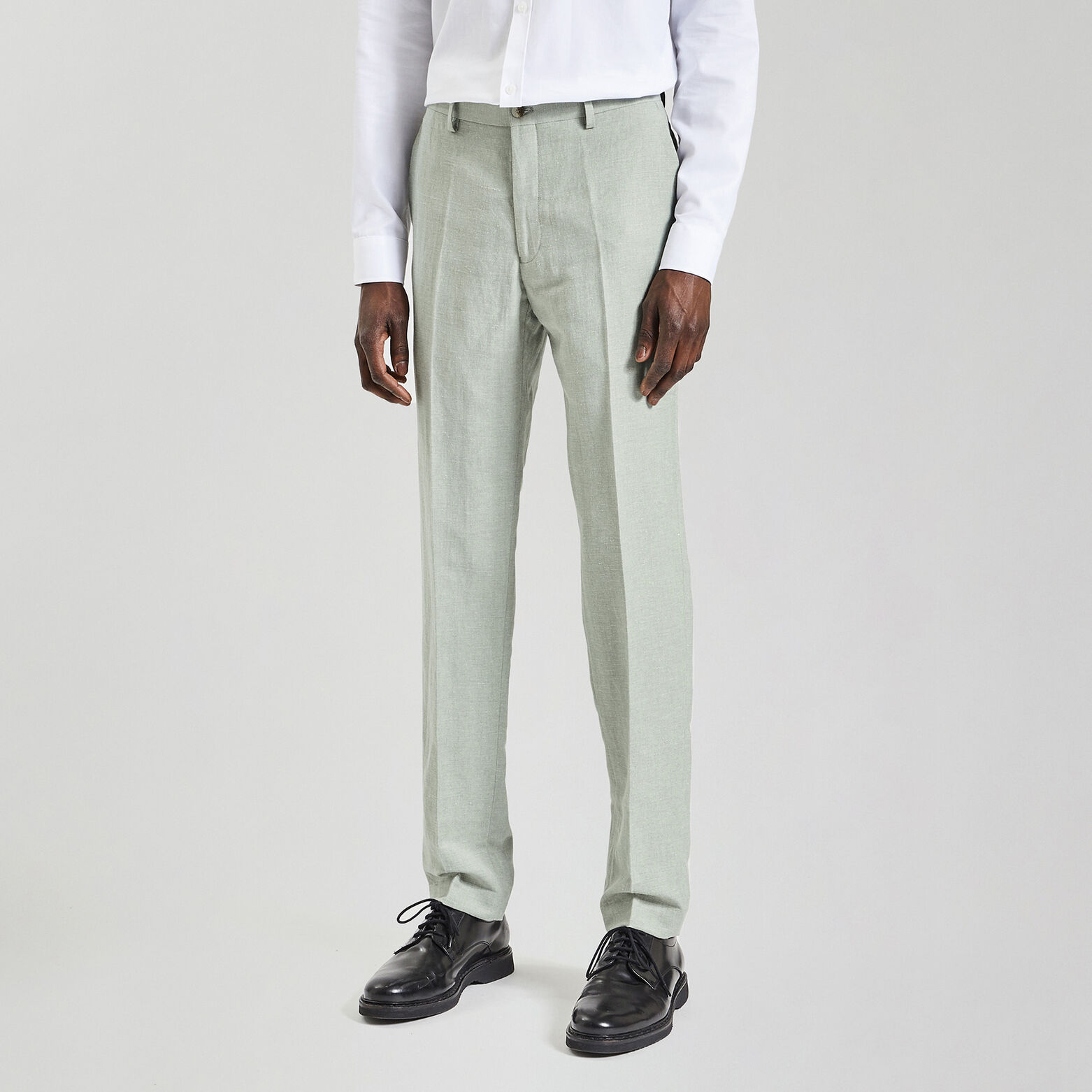 Pantalon de costume slim Vert
