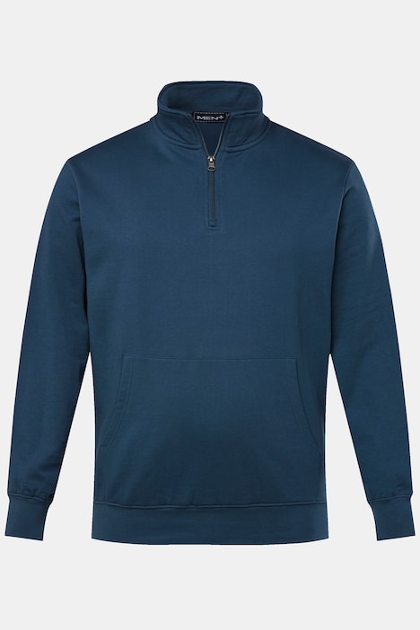 Men+ Sweat-Troyer, Stehkragen, Zipper, bis 84/86