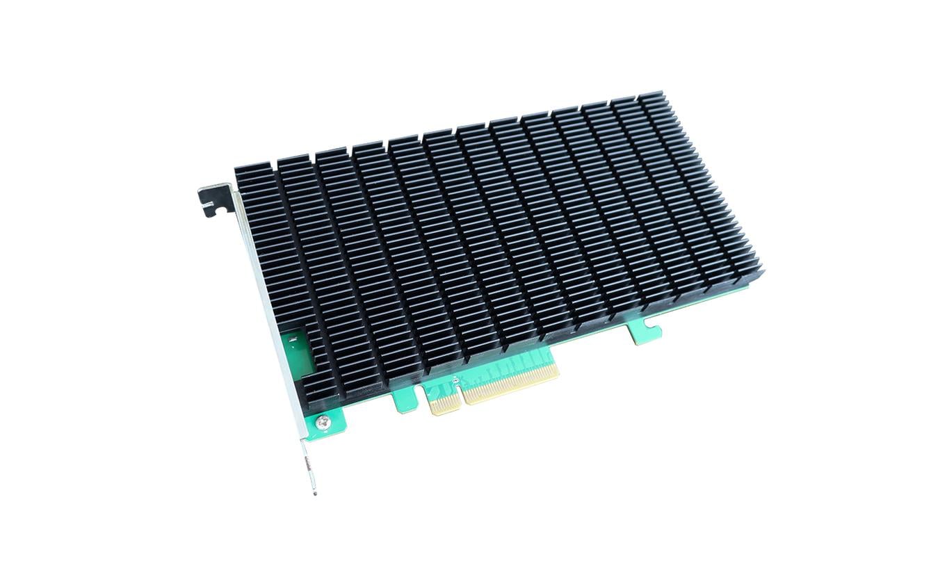Host Bus Adapter Rocket 1204 PCI-Ex8v3 - 4x M.2 NVMe<br>PCIe 3.0 x8 4-Port M.2 NVMe HBA – Kosteneffiziente 4-Kanal PCIe Gen3 M.2 NVMe Konnektivitätslösung