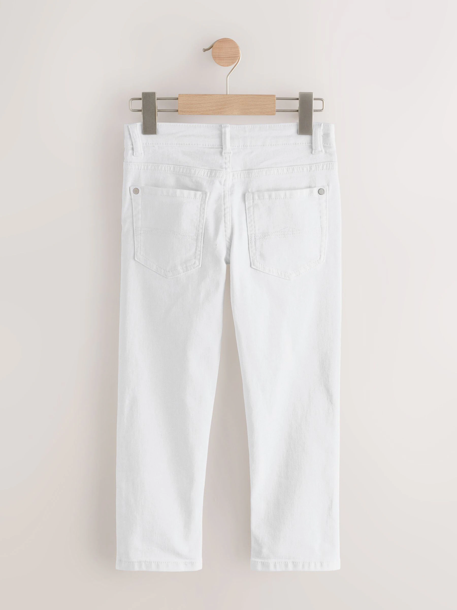 Wit - Stretchjeans (3-17jr)