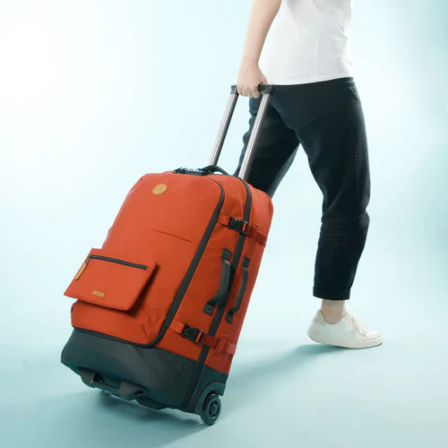 Valise souple 2 roues medium Kaikoura orange