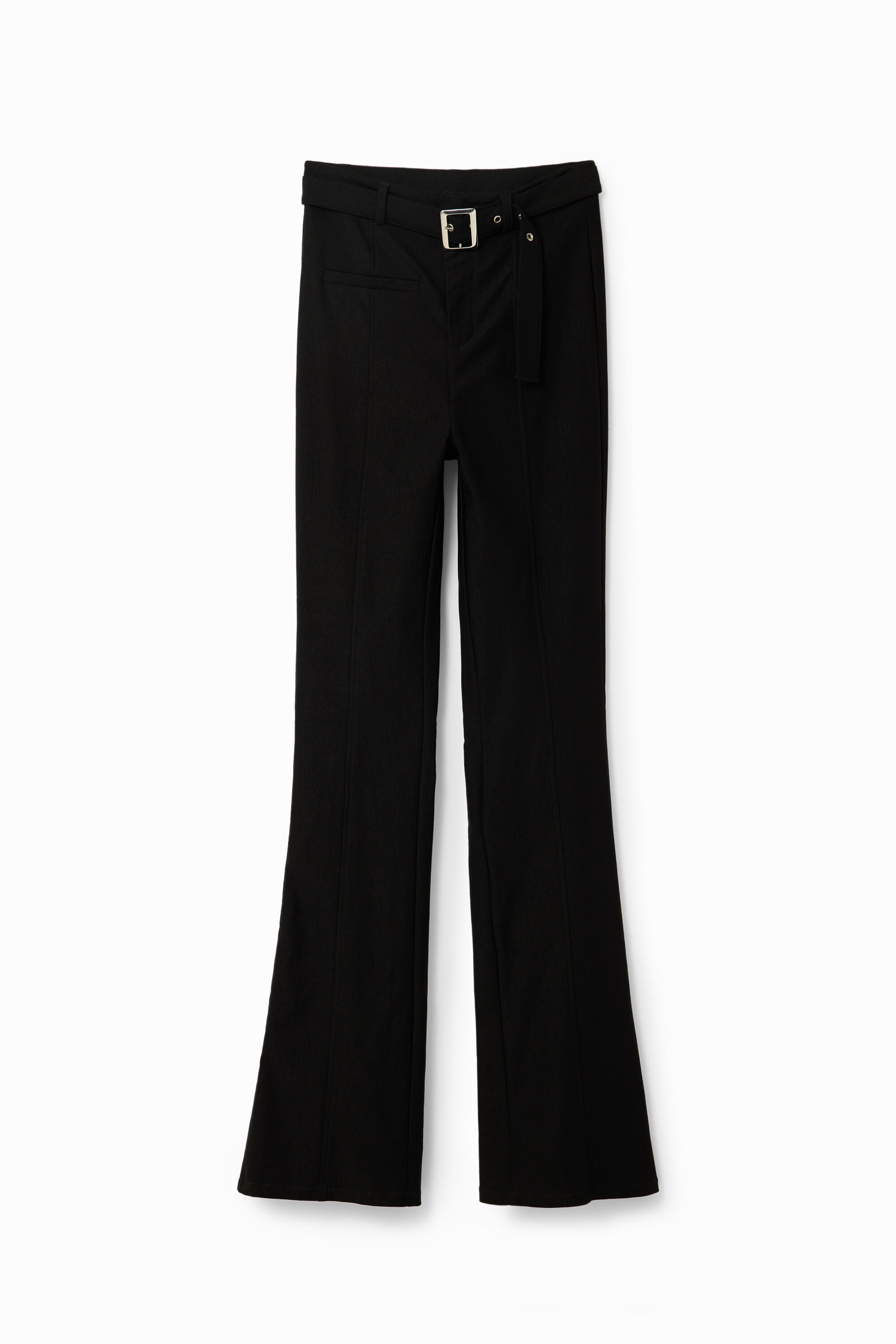 Pantalon évasé ceinture