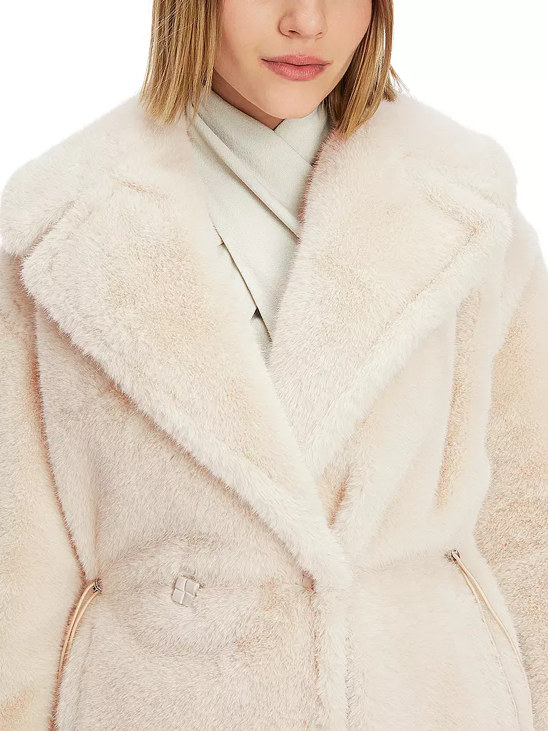 MARC CAIN  Parka in Felloptik grau