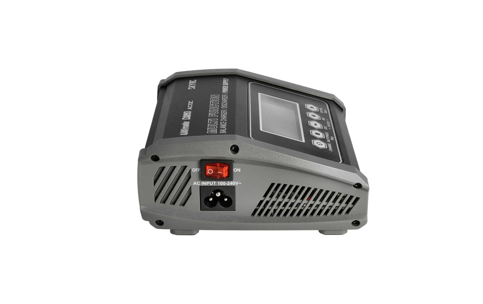 Dual-Ladegerät D260 AC/DC 2x 130W<br>Modellbau Ladegerät mit 2 Ausgängen
