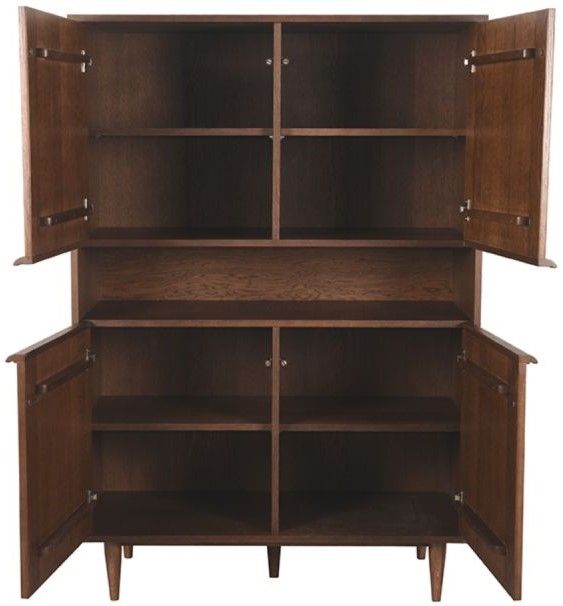 Hoge kast Walnoot ME-70.015 Jule B110 x D48 x H161 cm