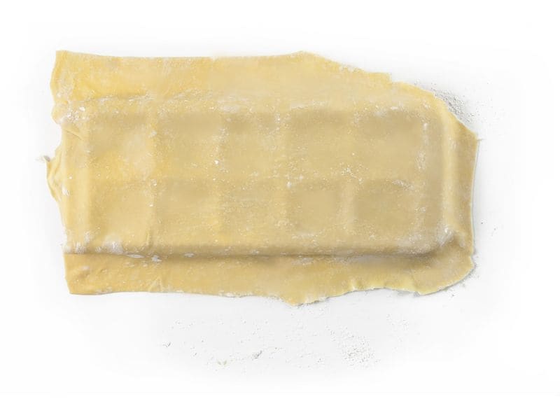 Ibili Ravioliform   Rollstab quadratisch 30 x 12 cm Eckig Ideal für hausgemachte Ravioli