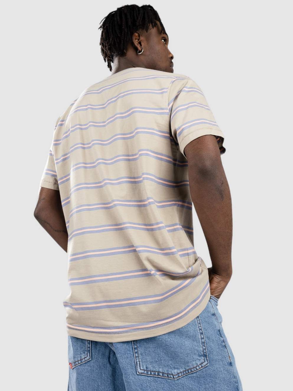 Volcom V Ent Hockey Dad Crew T-Shirt light khaki