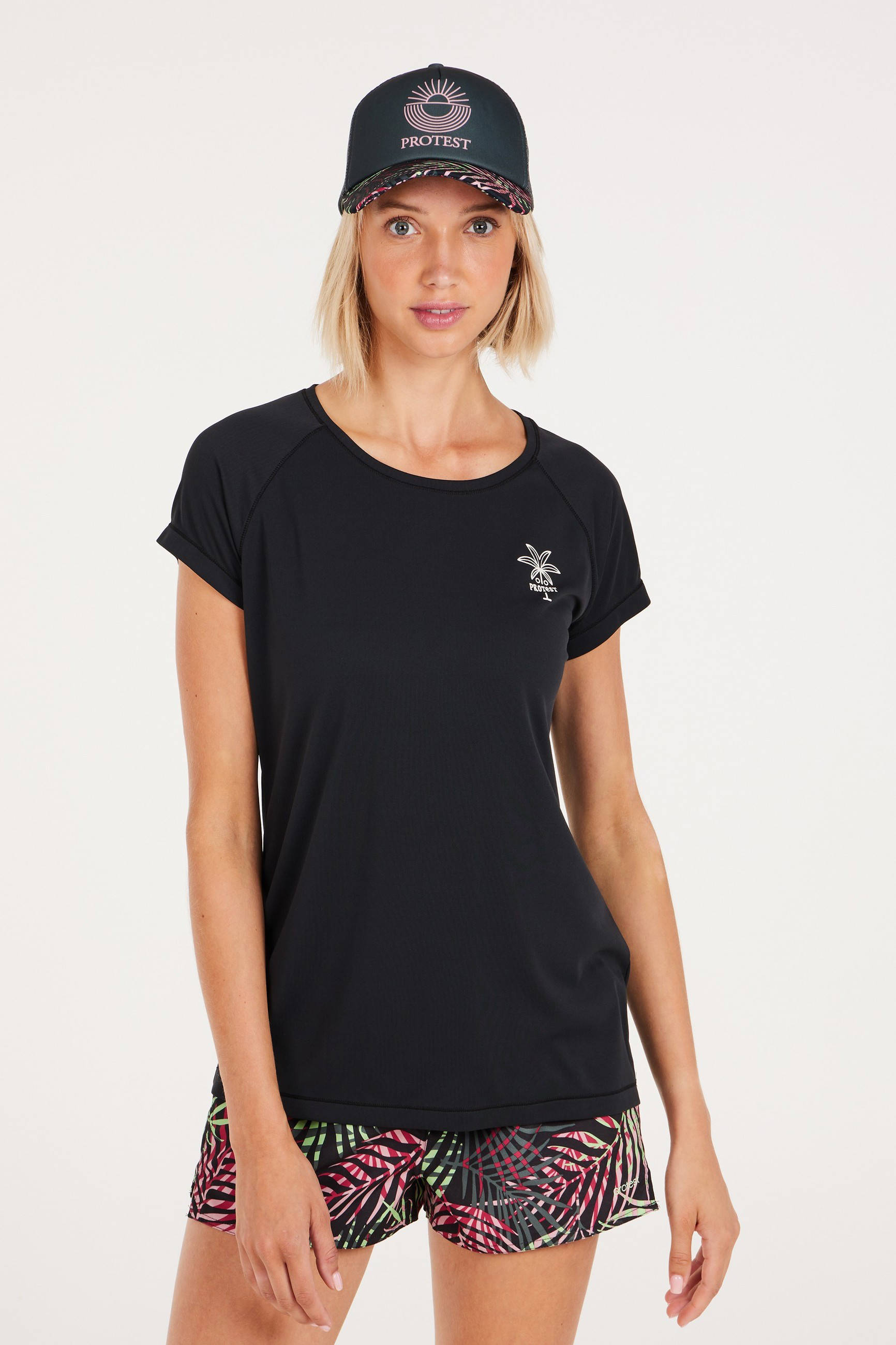 Protest UV T-shirt PRTAVA zwart