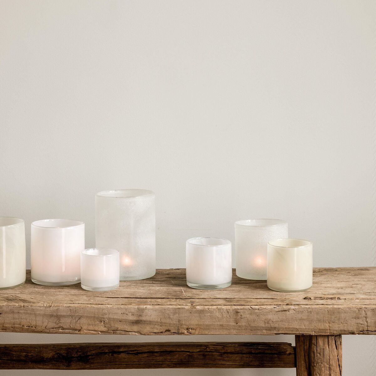 Lyric telysglass, linen, small