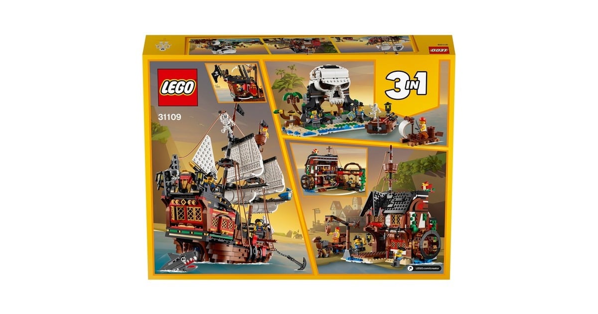 LEGOCreator 3-in-1 - Piratenschip Constructiespeelgoed  (31109)