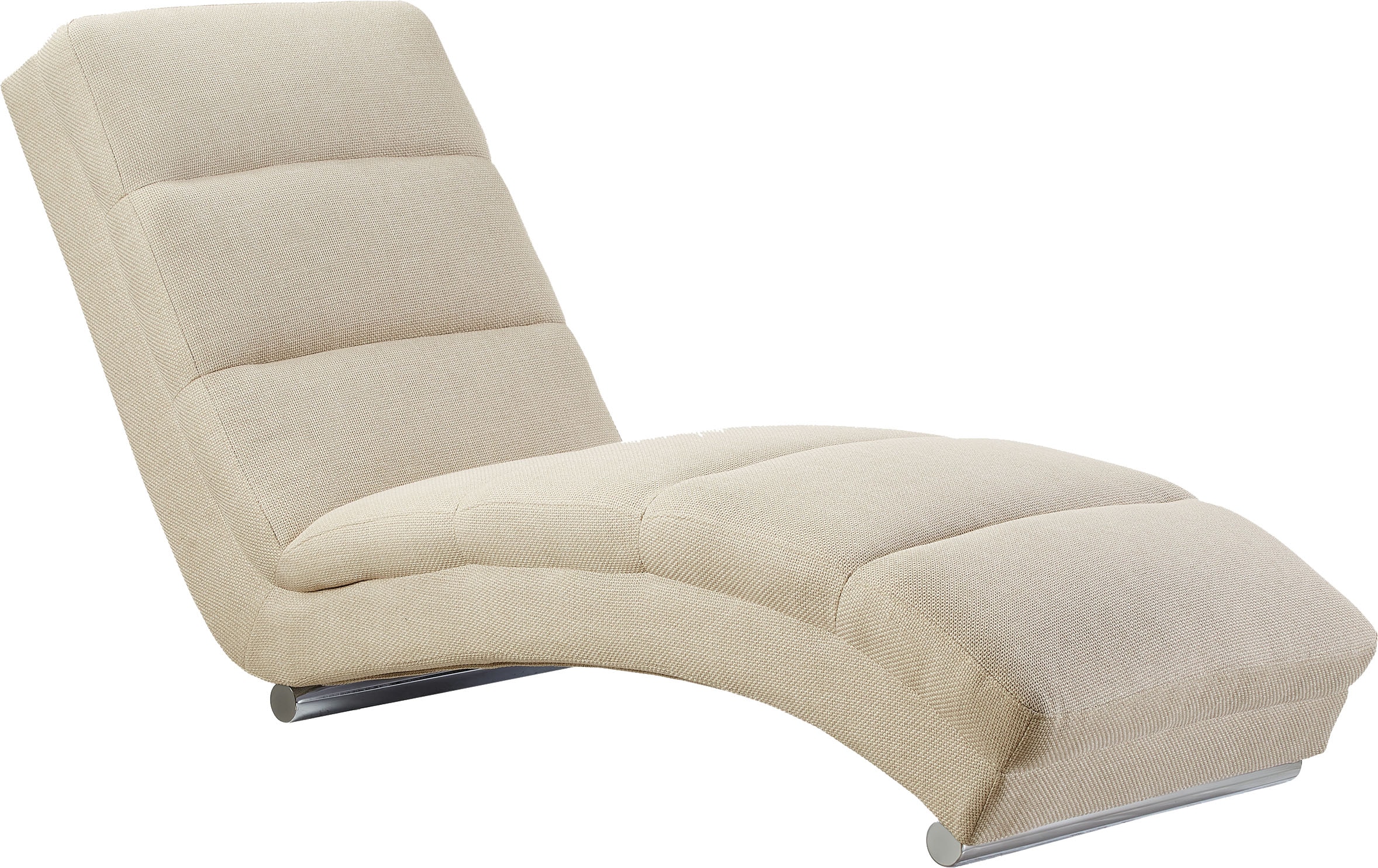 SalesFever Relaxliege »Komfortable Relaxliege« mit Quersteppung, Bezugstoff Oeko-Tex zertifiziert und PFC-frei