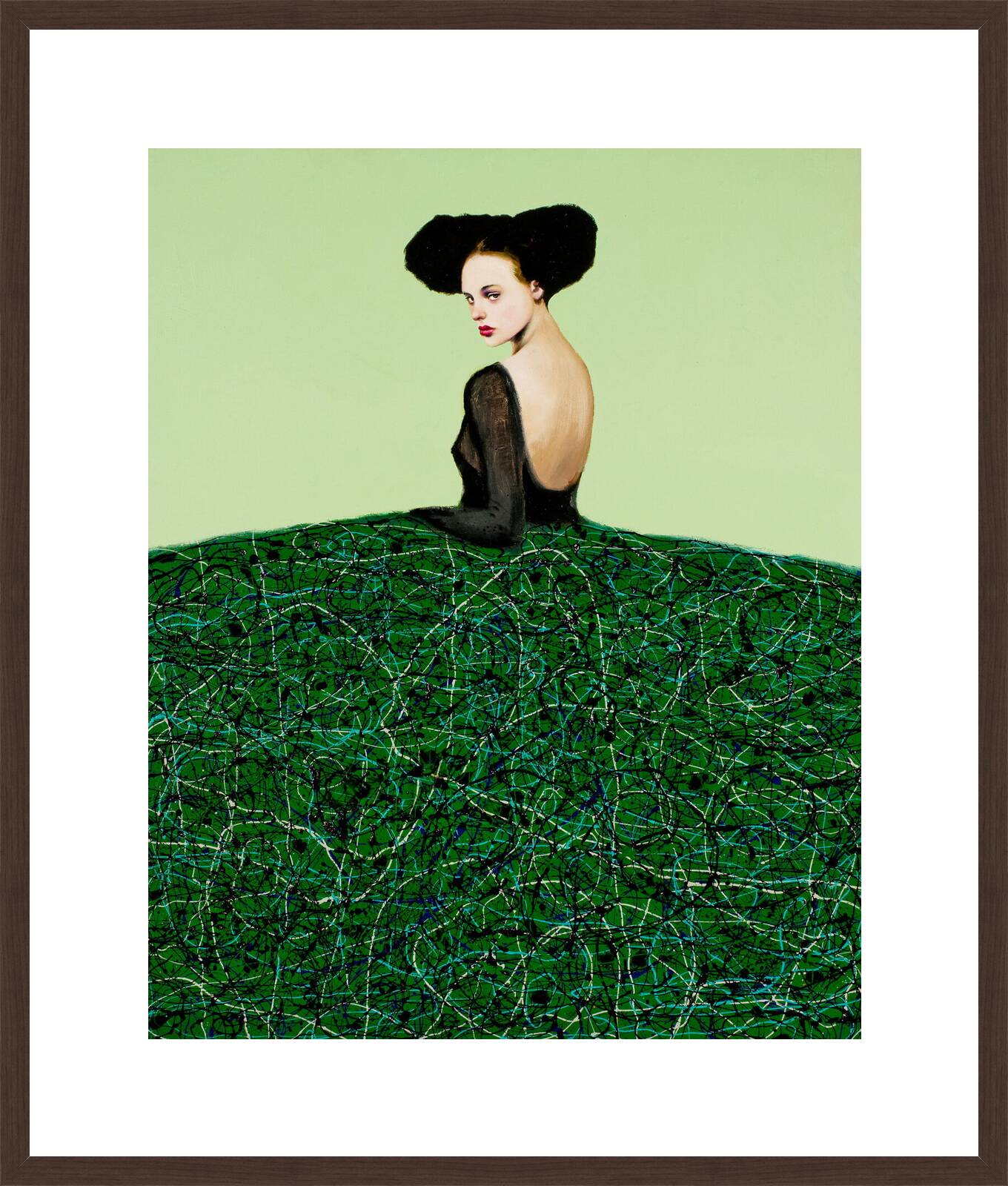 Menina Verde by Alfredo Palmero - Limited Edition. Edition of: 150. Signed.