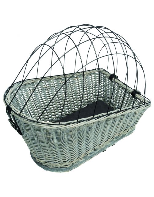 Trixie Fietsmand Voor Bagagedrager - Hondenfiets-accessoires - 35x49x55 cm Grijs