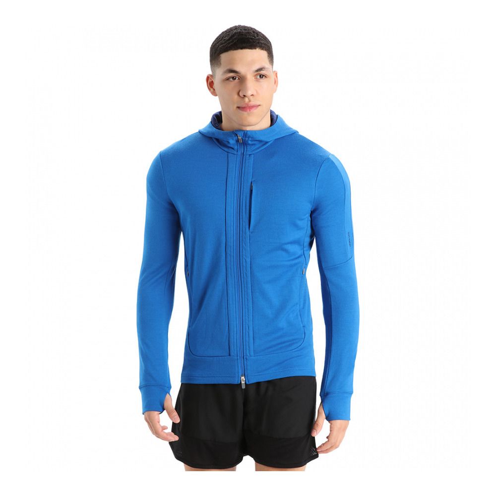 Icebreaker QUANTUM III - Sweat Homme lazurite/royal navy