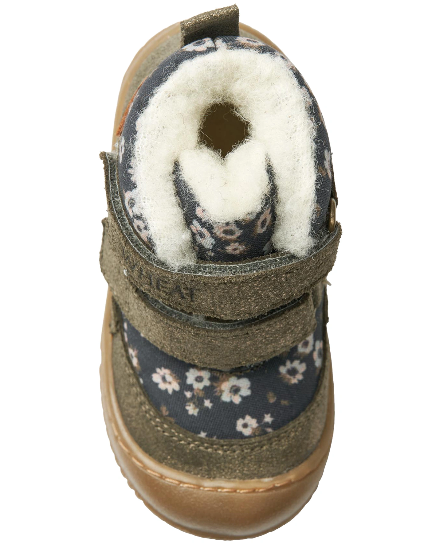 Klett-Lauflernboots DOWI TEX FLOWERS gefüttert in black