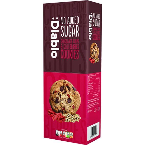 Diablo Chocolate Chips & Goji Berry Cookies