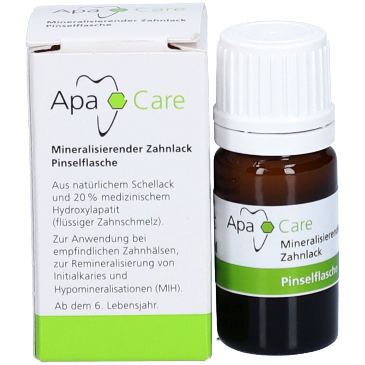 ApaCare Zahnlack in der Pinselflasche