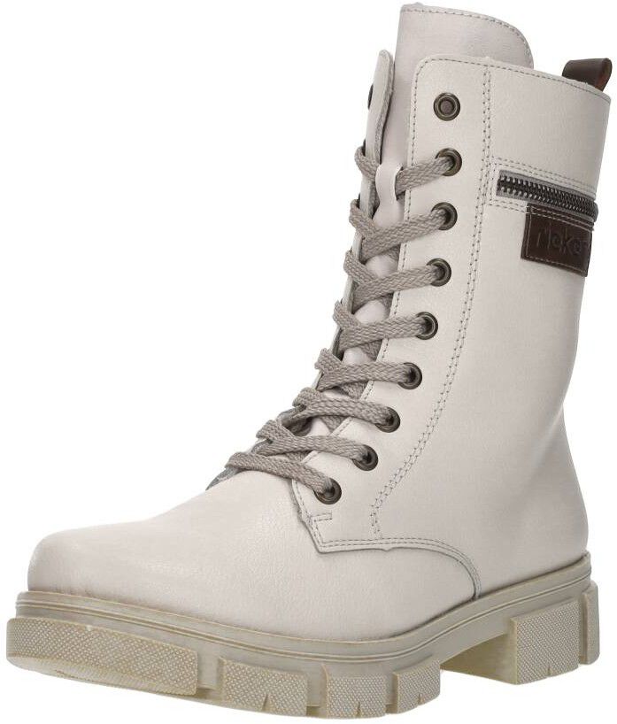 Rieker Veterschoenen Hoog gebroken wit
