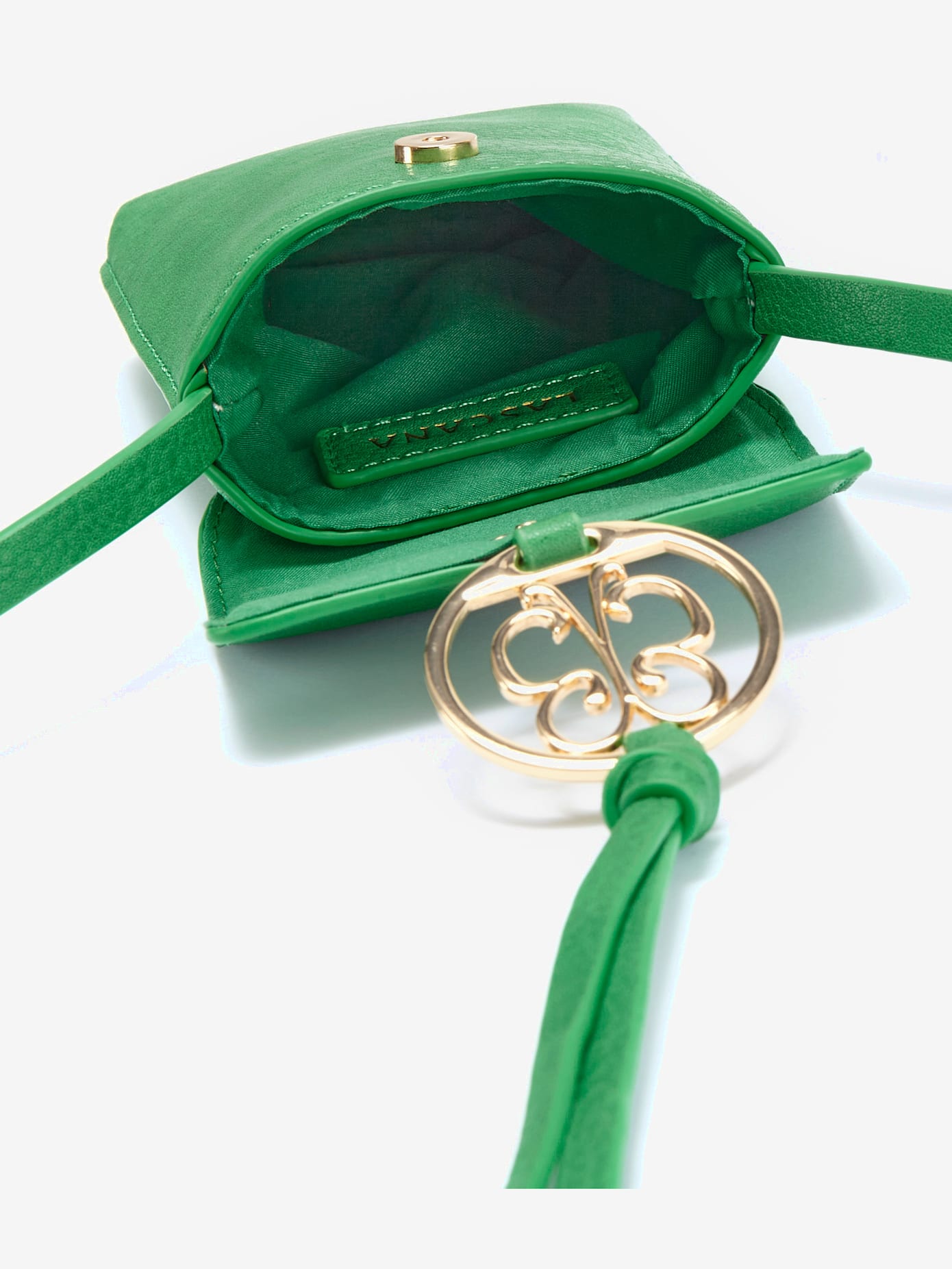 Sac en bandoulière pochette pour téléphone tendance avec détails couleur or