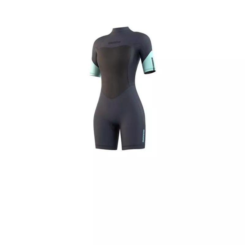 Combinaison néoprène femme MYSTIC Brand Shorty 3/2mm Bzip Flatlock Night Blue